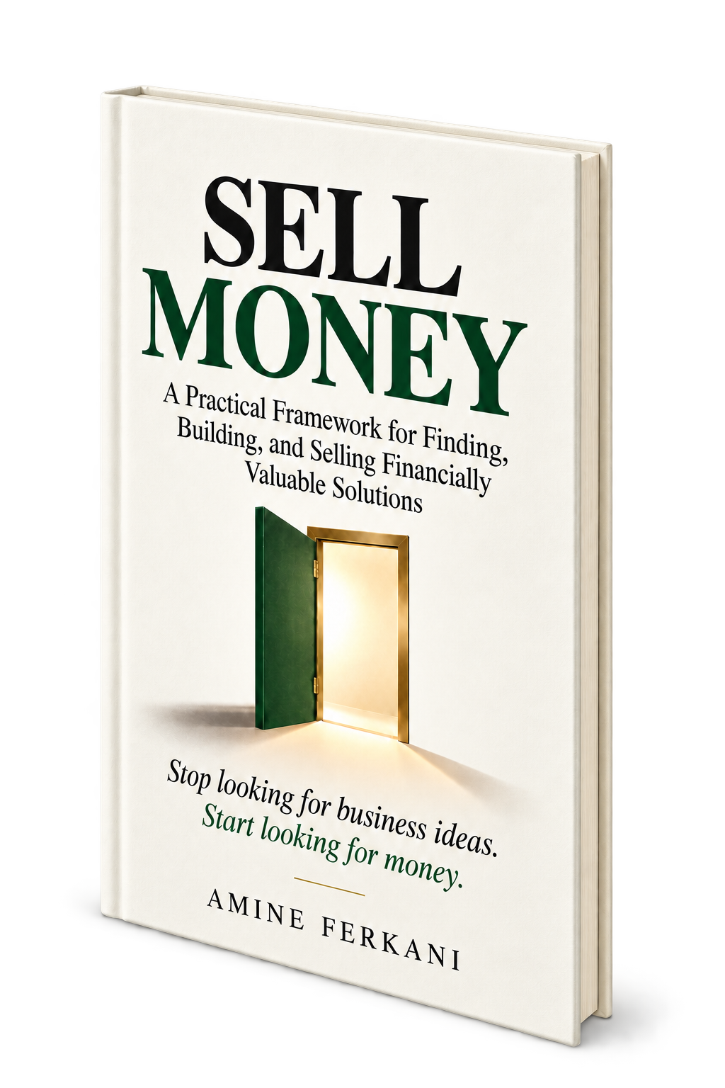SELL MONEY book cover by Amine Ferkani
